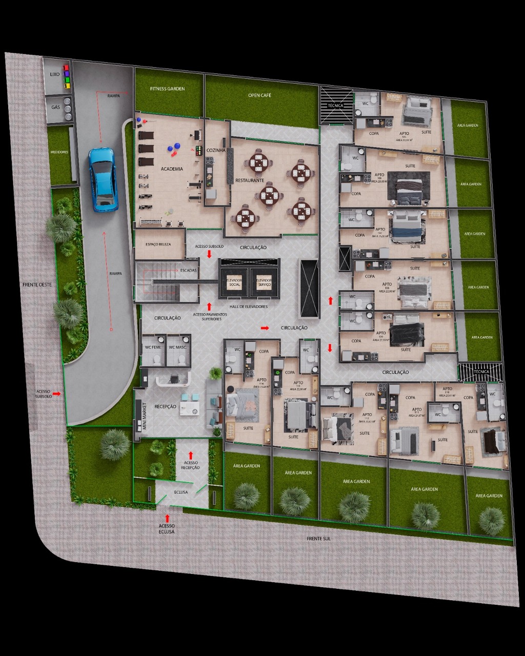 Apartamento à venda com 1 quarto, 30m² - Foto 14