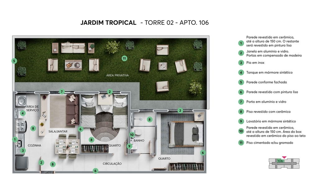 Apartamento à venda com 2 quartos, 84m² - Foto 14