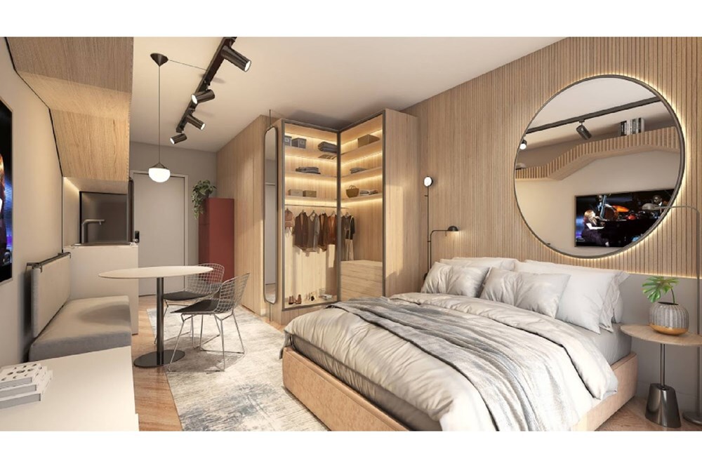 Apartamento, 1 quarto, 25 m² - Foto 2