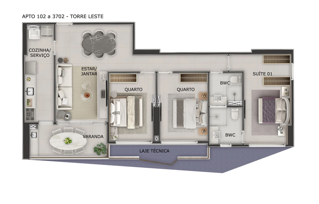Apartamento à venda com 3 quartos, 96m² - Foto 27