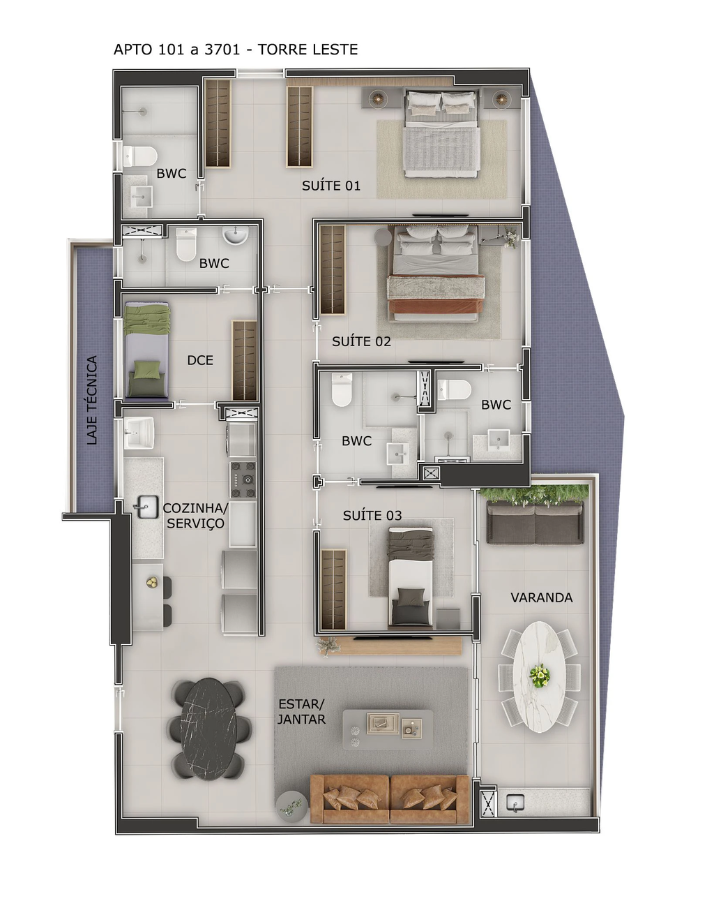 Apartamento à venda com 3 quartos, 96m² - Foto 29
