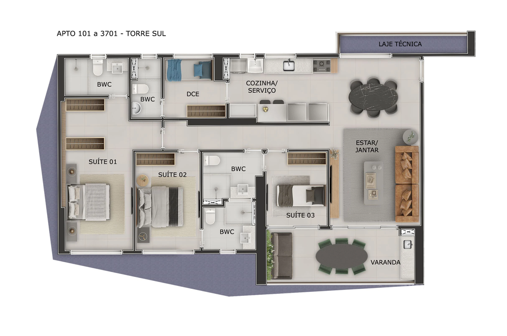 Apartamento à venda com 3 quartos, 96m² - Foto 30