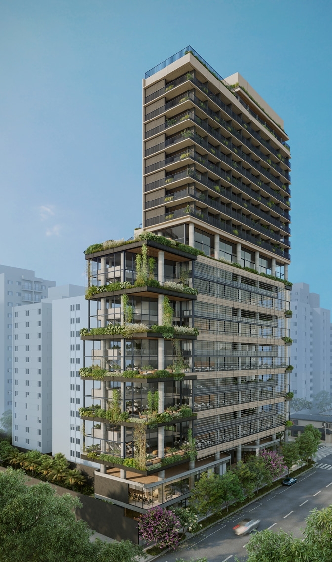 Apartamento à venda em São Paulo, Itaim Bibi, com 1 quarto, 103,2m² - Imóveis Magamar