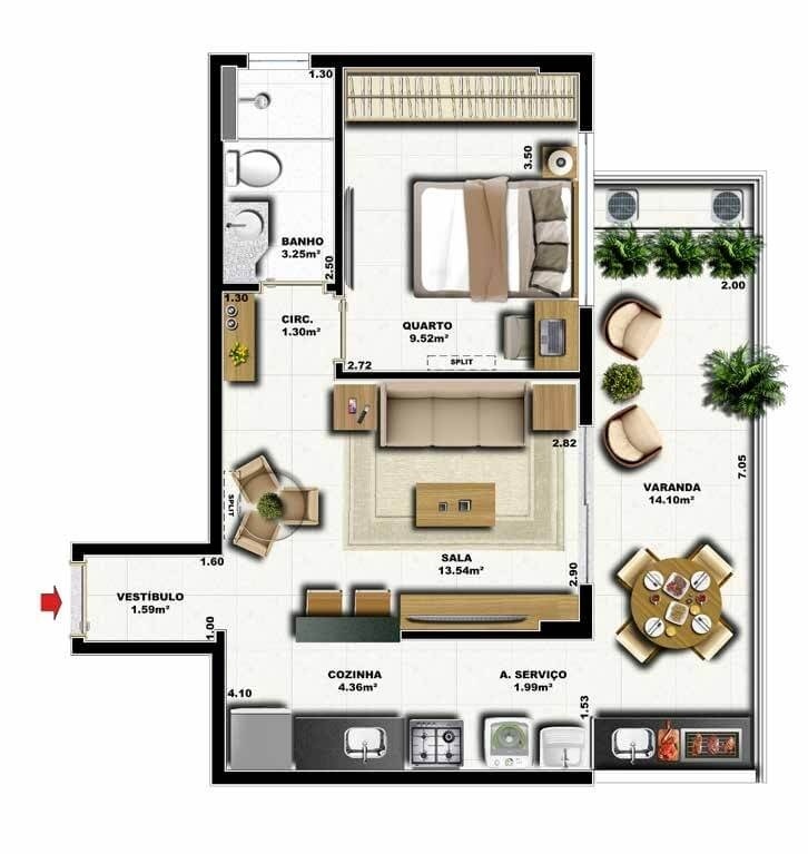 Cobertura, 3 quartos, 161 m² - Foto 6