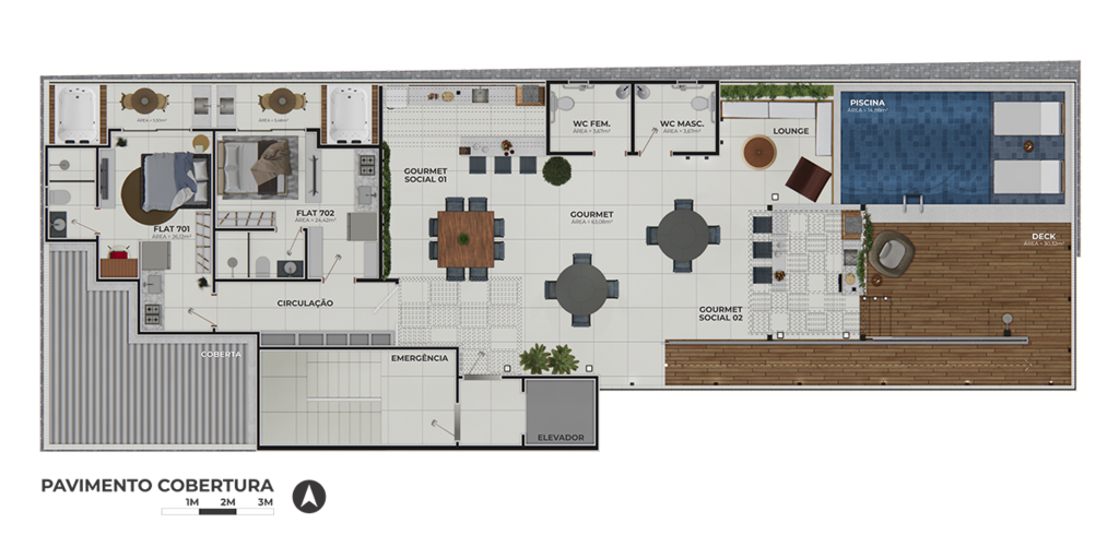 Apartamento à venda com 1 quarto, 37m² - Foto 34
