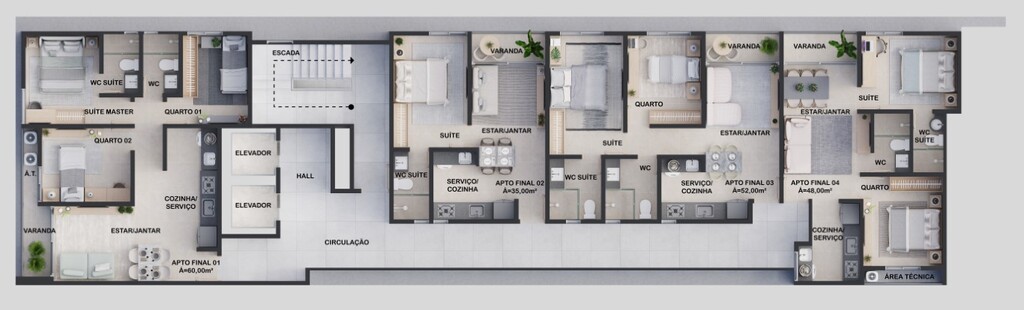 Apartamento, 1 quarto, 35 m² - Foto 26
