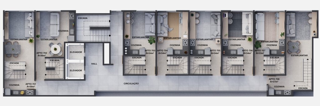 Apartamento, 1 quarto, 35 m² - Foto 27
