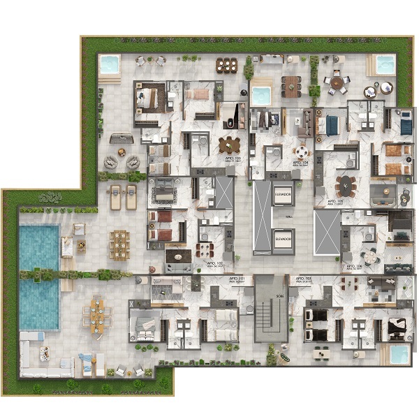 Apartamento à venda com 2 quartos, 159m² - Foto 17