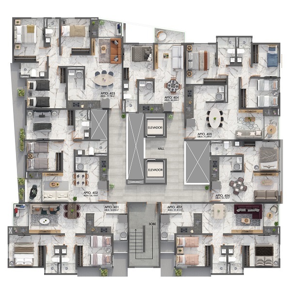 Apartamento à venda com 2 quartos, 159m² - Foto 19