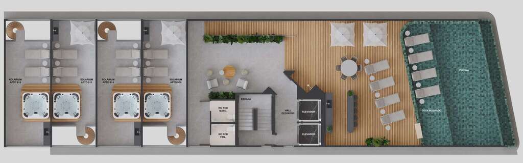 Apartamento à venda com 1 quarto, 34m² - Foto 18