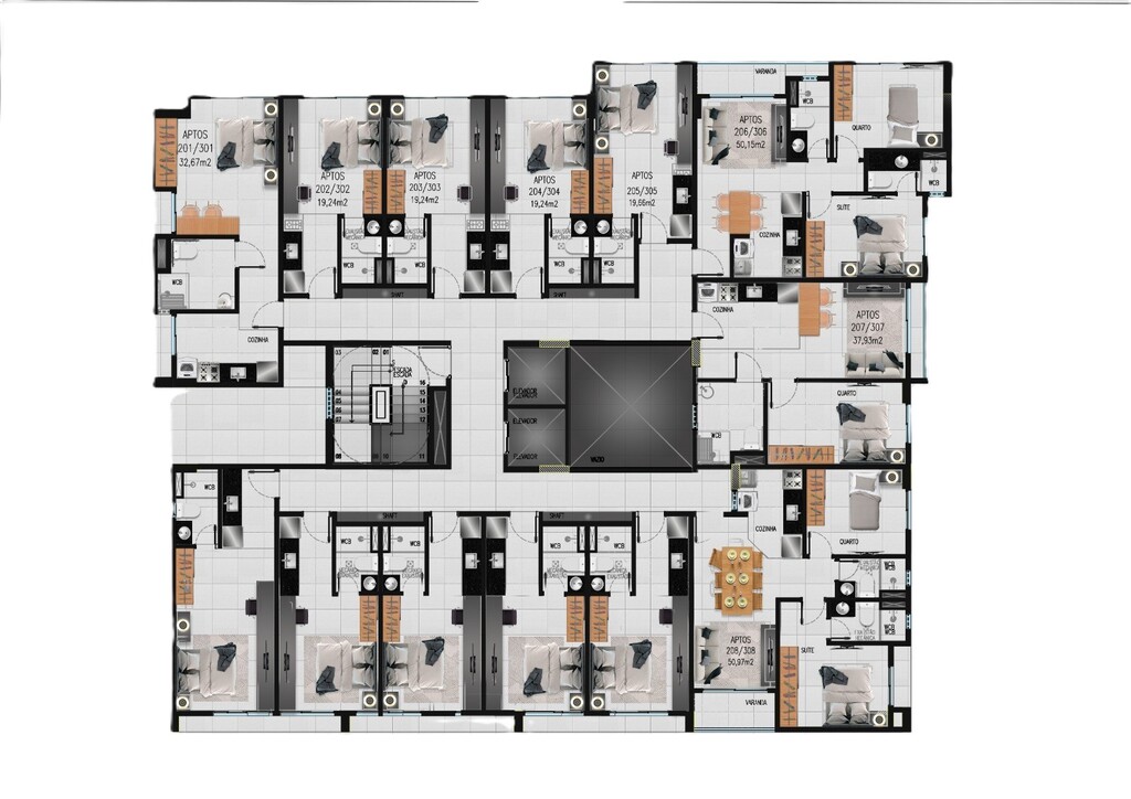 Apartamento à venda com 1 quarto, 19m² - Foto 15