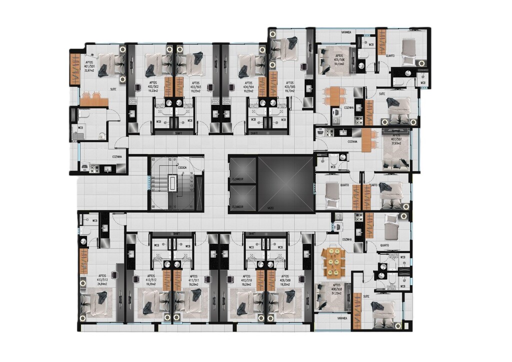 Apartamento à venda com 1 quarto, 19m² - Foto 16