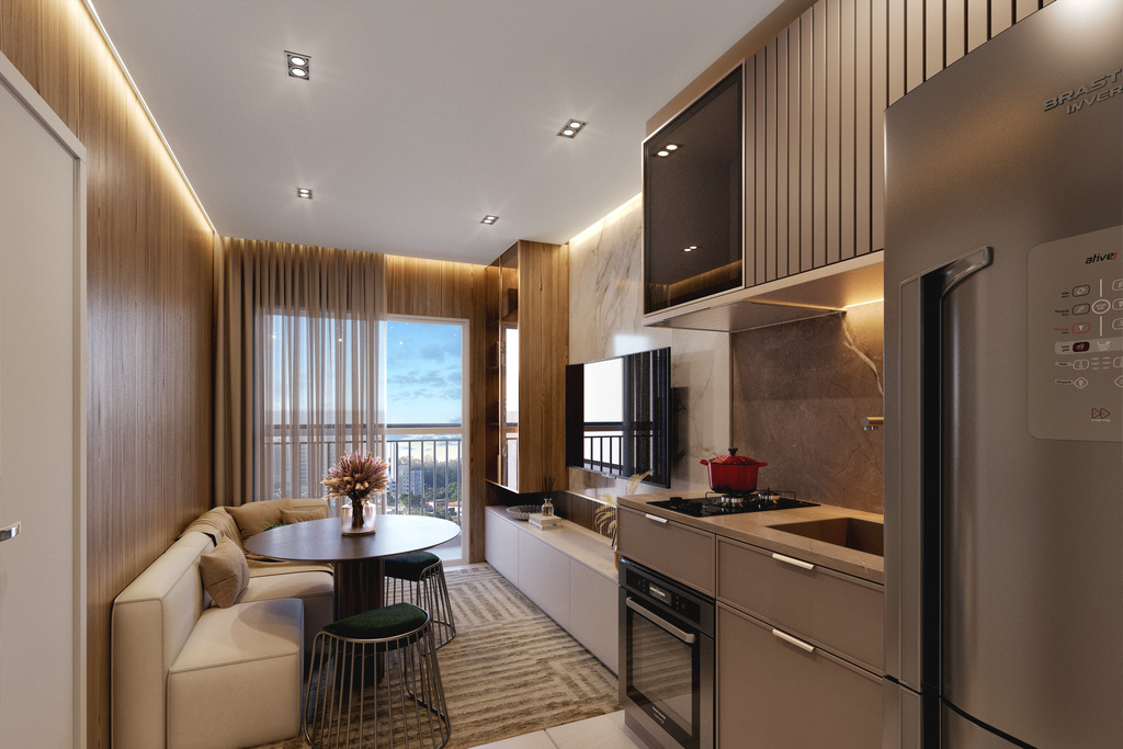 Studio à venda em São Paulo, Vila Mariana, com 1 quarto, 29,16m² - Chaves Imob