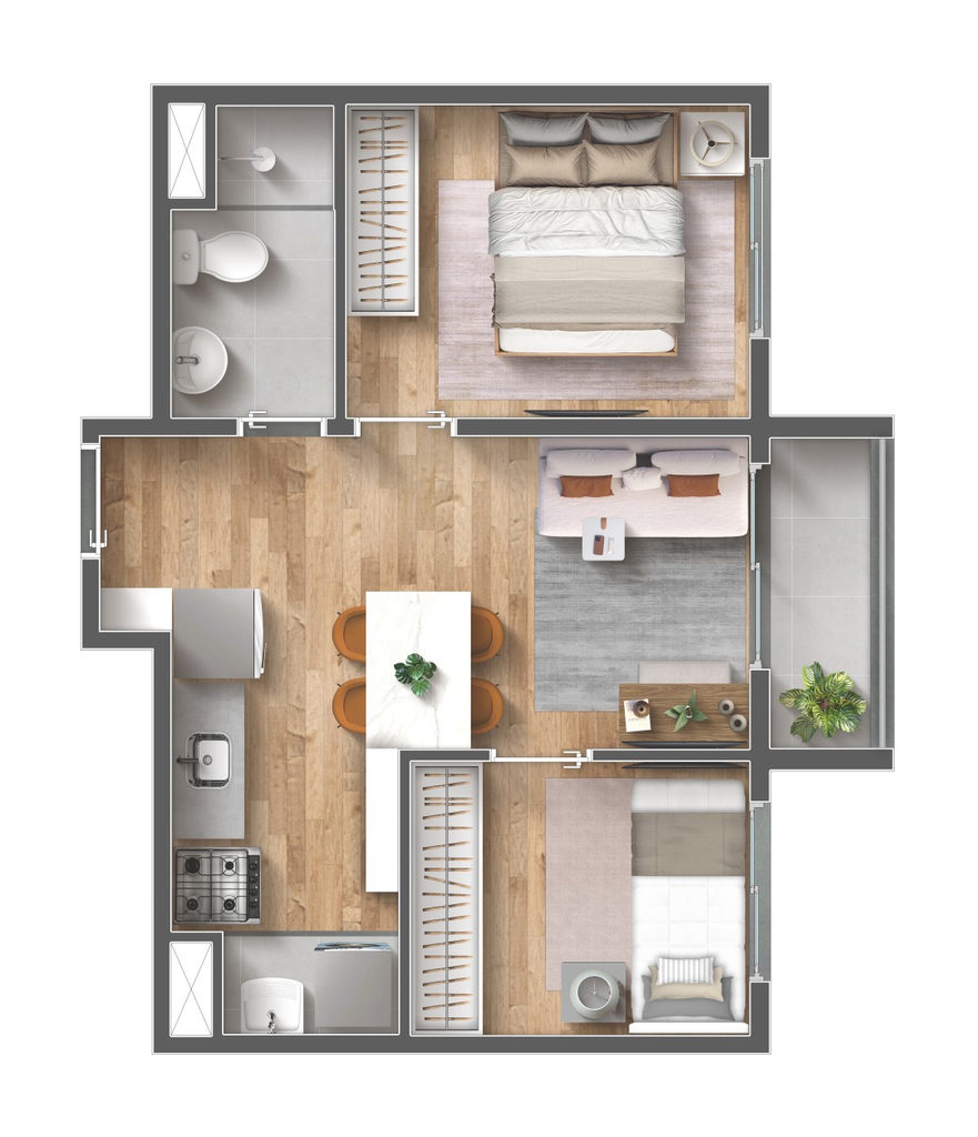 Apartamento, 2 quartos, 38 m² - Foto 20