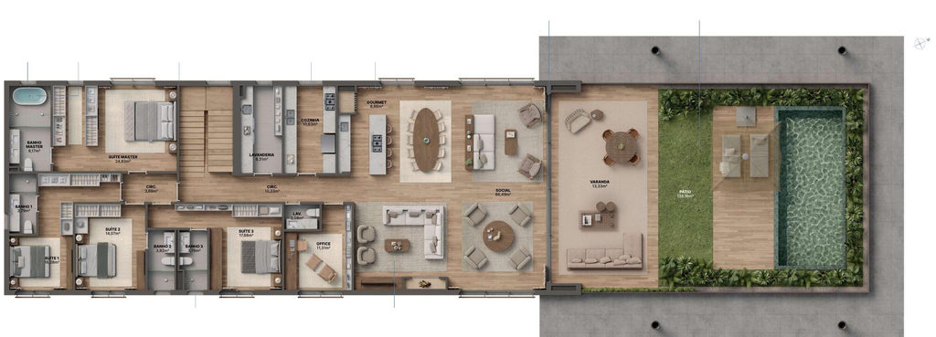 Apartamento, 3 quartos, 346 m² - Foto 41