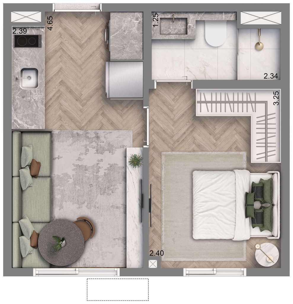 Loja-Salão, 24 m² - Foto 17