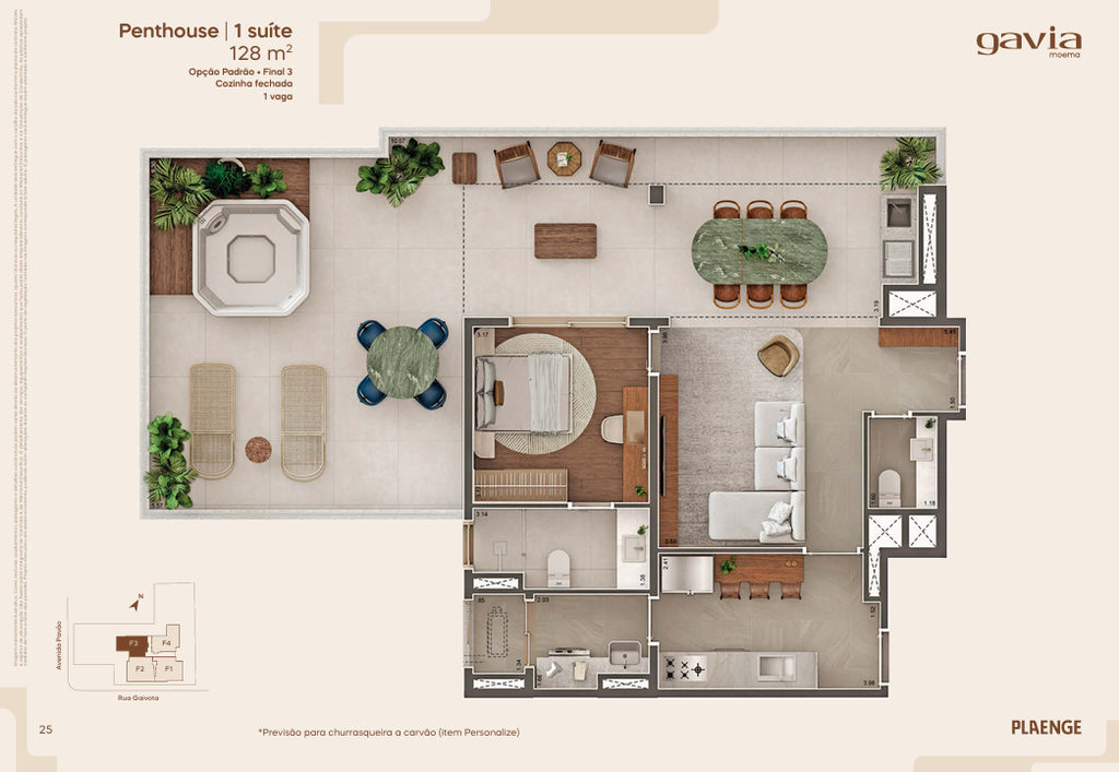 Cobertura, 1 quarto, 149 m² - Foto 23