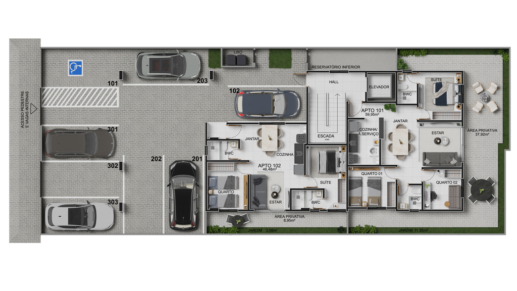 Apartamento à venda com 3 quartos, 105m² - Foto 15