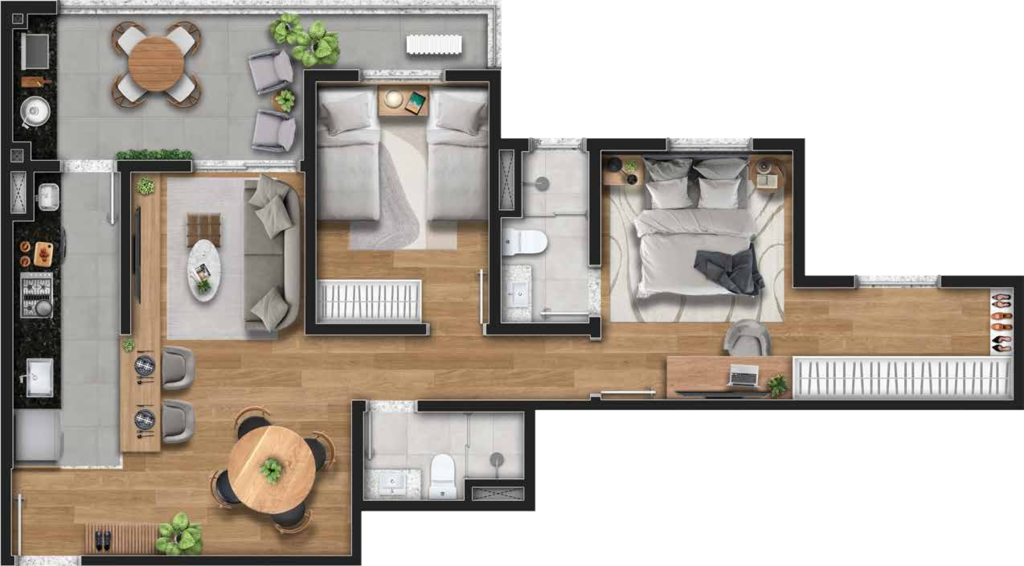 Apartamento, 2 quartos, 71 m² - Foto 29