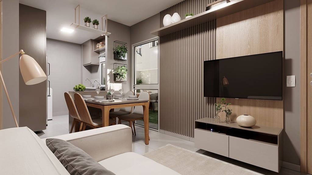 Apartamento à venda com 2 quartos, 62m² - Foto 3