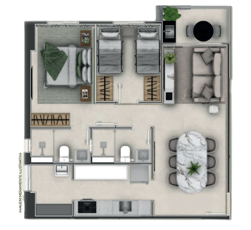 Apartamento à venda com 3 quartos, 102m² - Foto 16