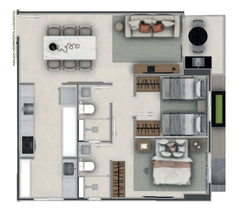 Apartamento à venda com 3 quartos, 102m² - Foto 17