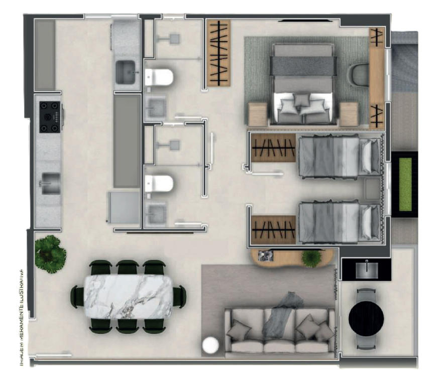 Apartamento à venda com 3 quartos, 102m² - Foto 18