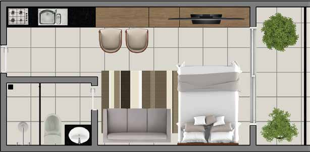 Apartamento à venda com 1 quarto, 27m² - Foto 12