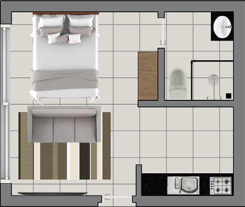 Apartamento à venda com 1 quarto, 27m² - Foto 13