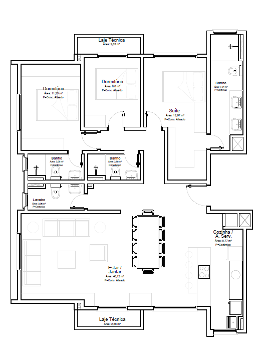 Apartamento, 2 quartos, 57 m² - Foto 16