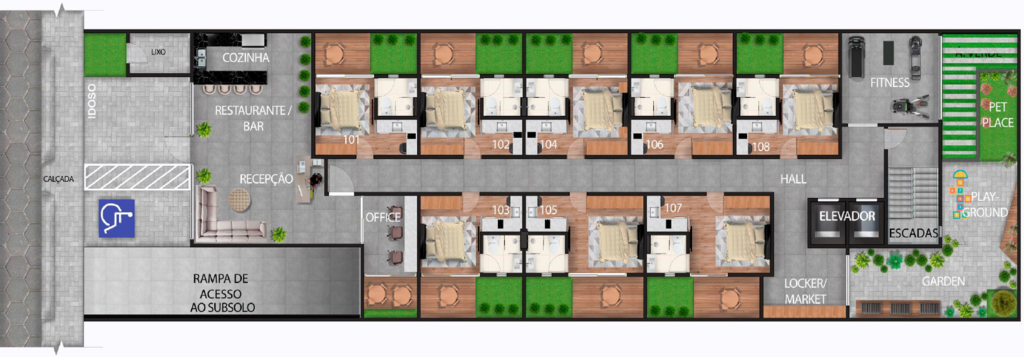 Apartamento à venda com 1 quarto, 22m² - Foto 25