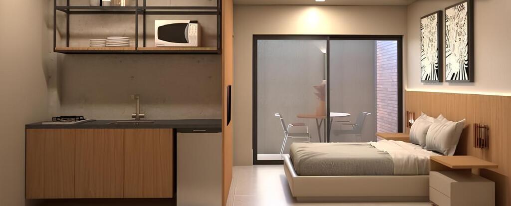 Apartamento à venda com 1 quarto, 22m² - Foto 1