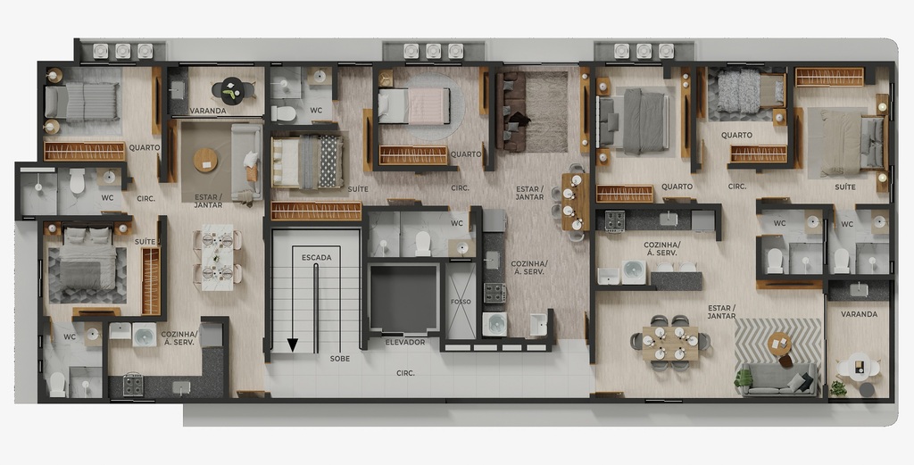 Cobertura à venda com 2 quartos, 110m² - Foto 8