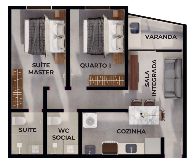 Cobertura à venda com 2 quartos, 110m² - Foto 9