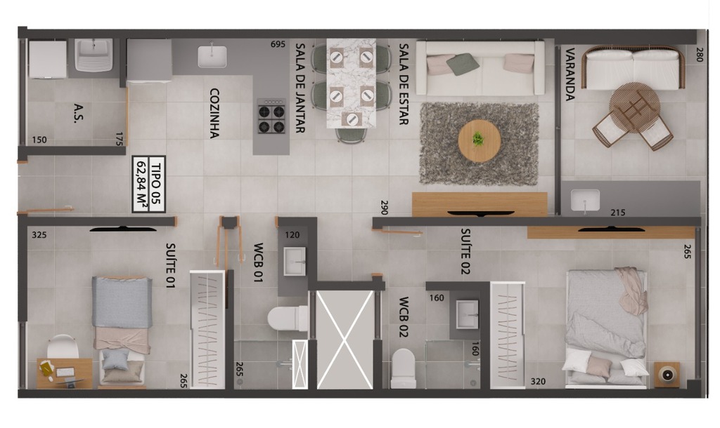 Apartamento à venda com 2 quartos, 108m² - Foto 16