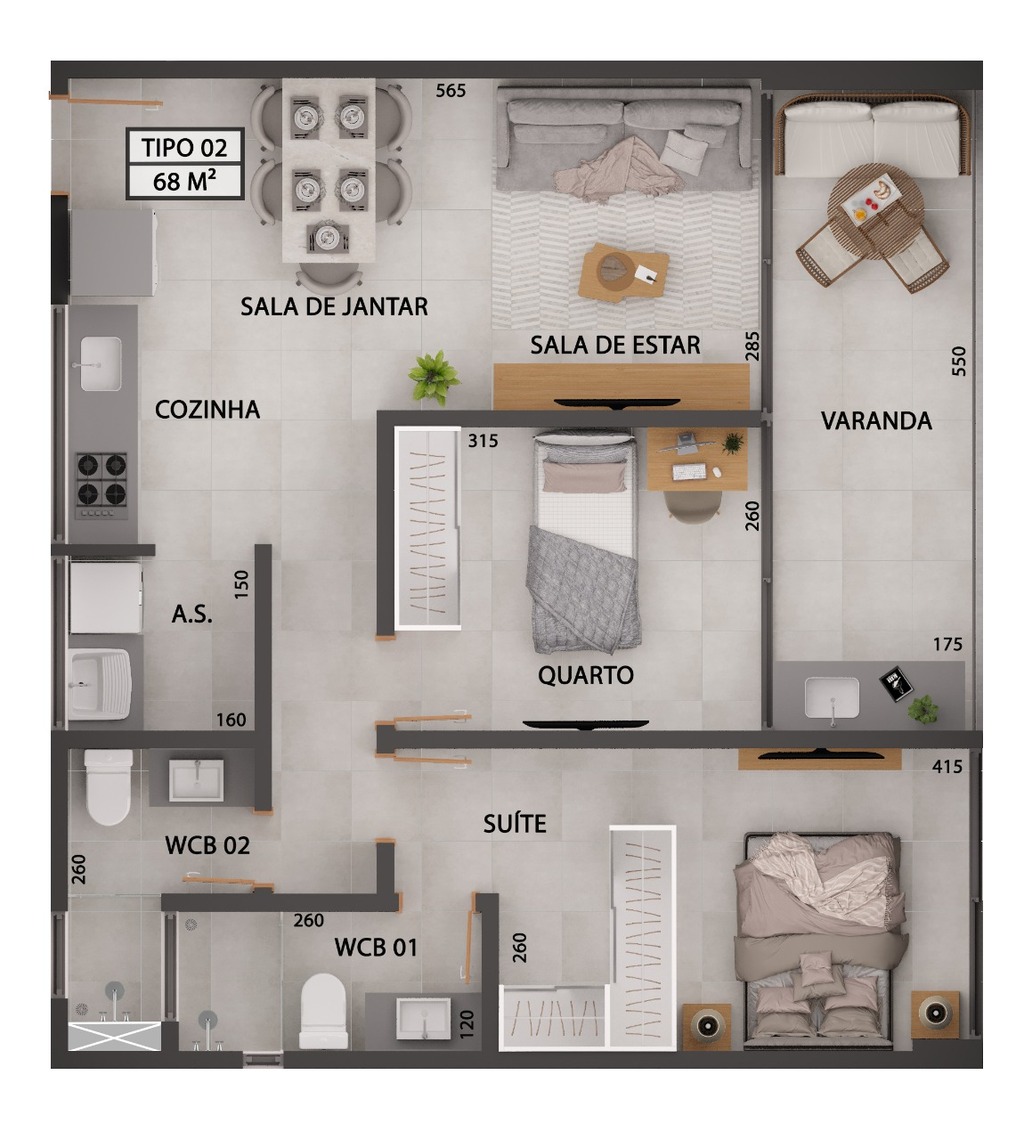 Apartamento à venda com 2 quartos, 108m² - Foto 17