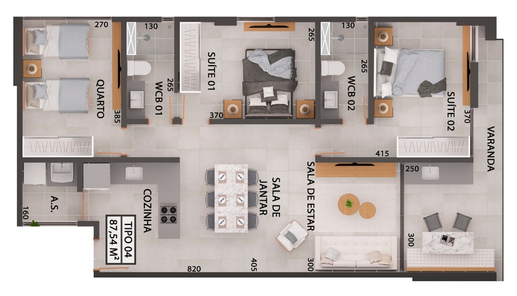 Apartamento à venda com 2 quartos, 108m² - Foto 18