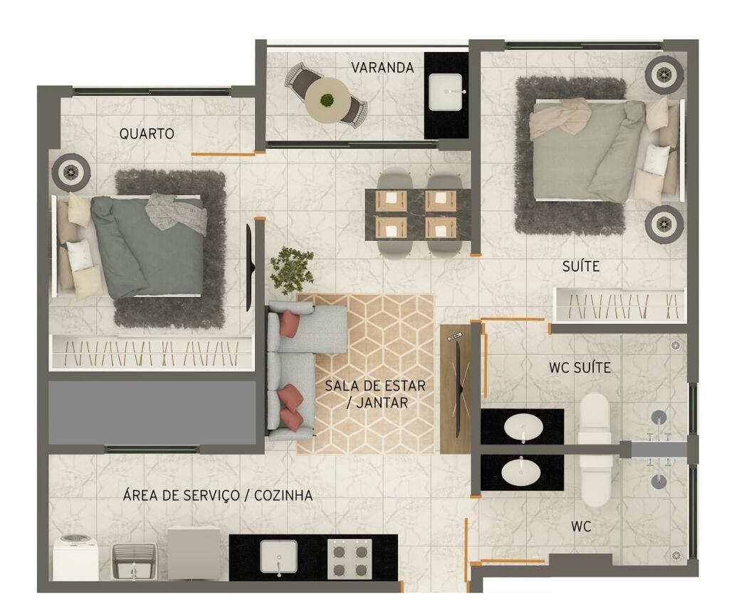 Apartamento à venda com 2 quartos, 53m² - Foto 17