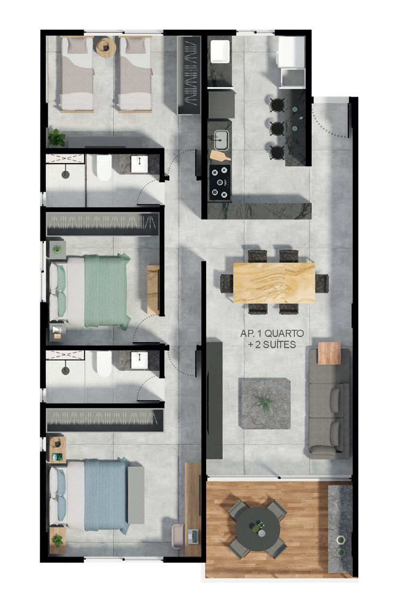 Apartamento, 3 quartos, 95 m² - Foto 27