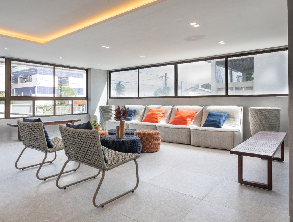 Hall - Apartamento à venda em Cabedelo, Camboinha, com 3 quartos, 95,5m²