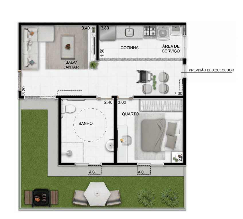 Apartamento, 2 quartos, 62 m² - Foto 11