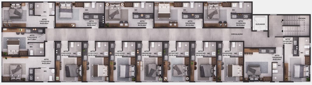 Apartamento à venda com 1 quarto, 24m² - Foto 18