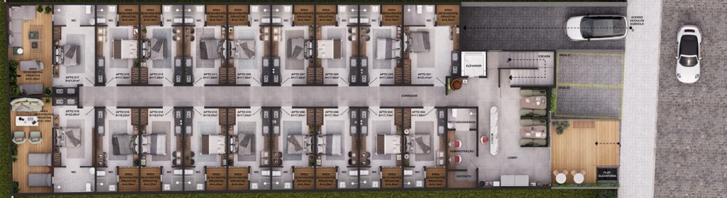 Apartamento à venda com 1 quarto, 24m² - Foto 22