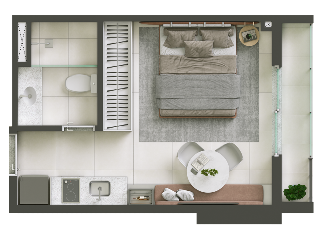Apartamento à venda com 2 quartos, 49m² - Foto 25