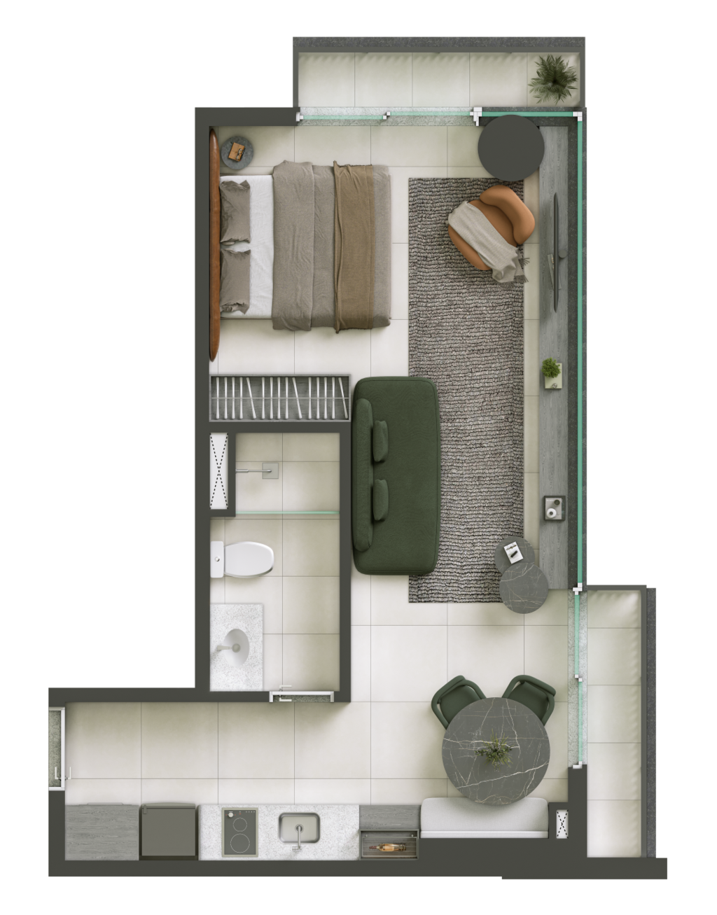Apartamento à venda com 2 quartos, 49m² - Foto 27