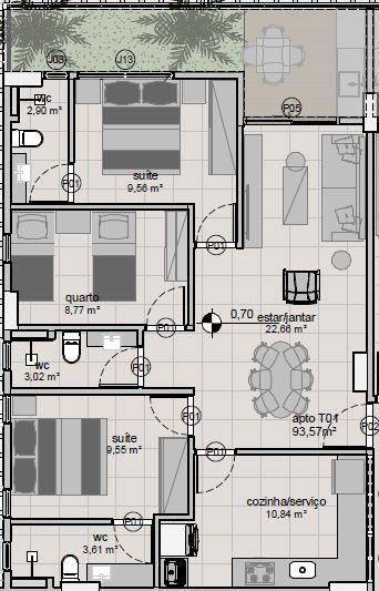 Apartamento à venda com 3 quartos, 93m² - Foto 26