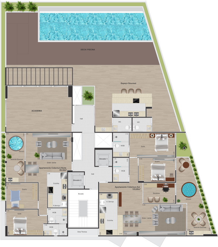 Apartamento à venda com 3 quartos, 76m² - Foto 25
