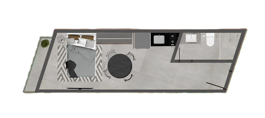 Apartamento à venda com 1 quarto, 53m² - Foto 6