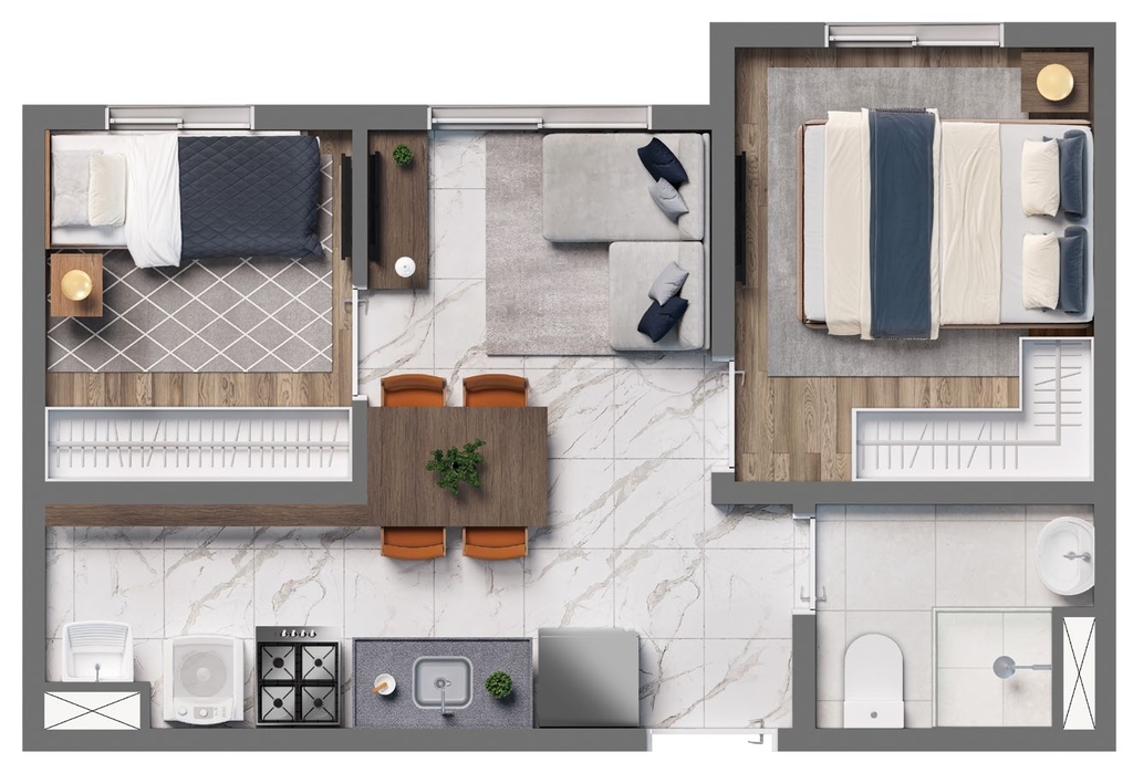 Apartamento à venda com 2 quartos, 36m² - Foto 16