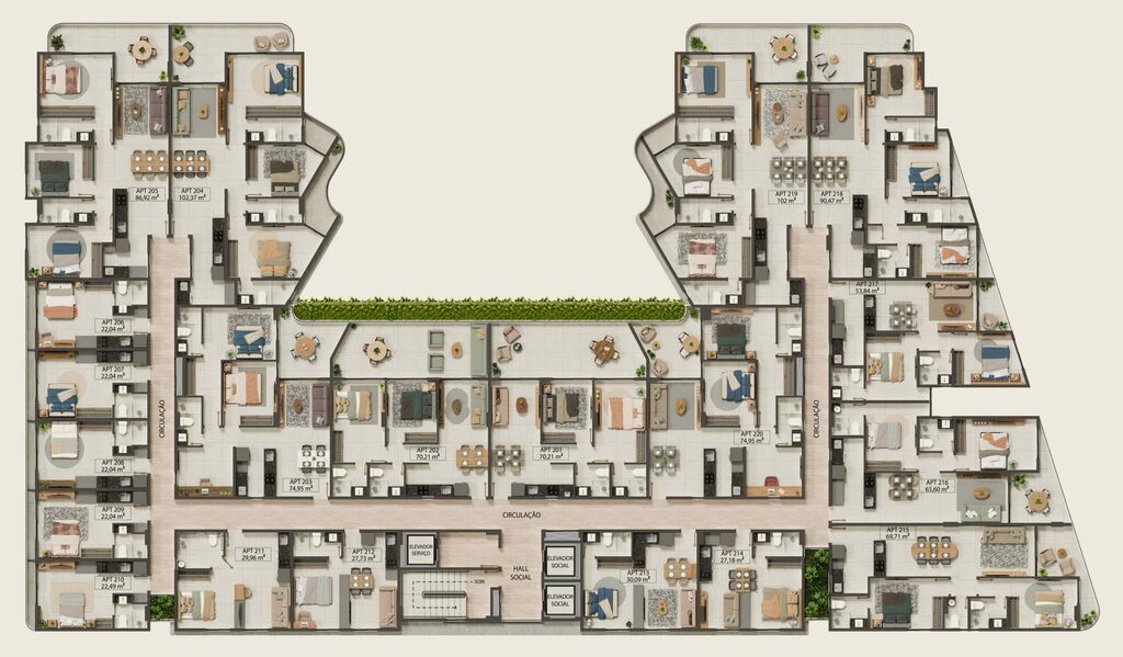 Apartamento à venda com 2 quartos, 69m² - Foto 37